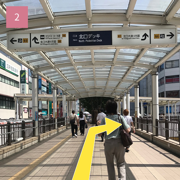 JR線立川駅北口(ルミネ方面)